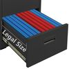 vidaXL Classeur Anthracite 46x62x72,5 cm Acier