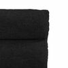 vidaXL Chaises &agrave; manger lot de 4 noir tissu