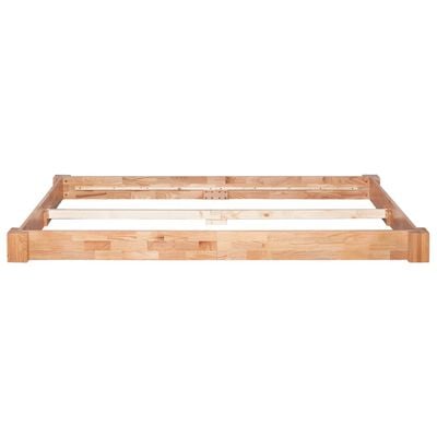 vidaXL Cadre de lit sans matelas bois de chêne massif 140x200 cm