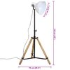 vidaXL Lampadaire 25 W blanc 75x75x90-150 cm E27