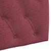vidaXL T&ecirc;te de lit suspendue Bordeaux 170 x 55 x 7 cm tissu