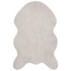 vidaXL Tapis antid&eacute;rapant en fausse de lapin OLITE Beige 50 x 80 cm