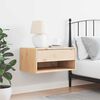 vidaXL Table de chevet Marron 50 x 32,5 x 24 cm Bois massif en pin
