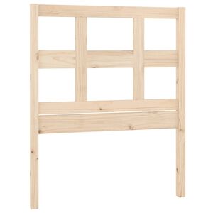 vidaXL T&ecirc;te de lit 95,5x4x100 cm Bois massif de pin