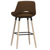 vidaXL Tabourets de bar lot de 2 Marron Tissu