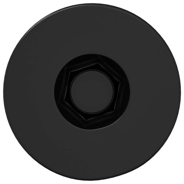 vidaXL Vis &agrave; t&ecirc;te de capuchon &agrave; douille 12 pcs Noir M5 x 40 mm Fer