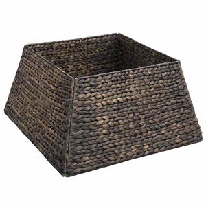 vidaXL Collier de sapin de Noël Noir 50 x 50 x 25 cm Jacinthe d'eau