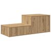 vidaXL Armoire de rangement 2 pcs Ch&ecirc;ne artisanal 127 x 41 x 40 cm