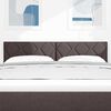 vidaXL T&ecirc;te de lit Gris clair 160 cm tissu