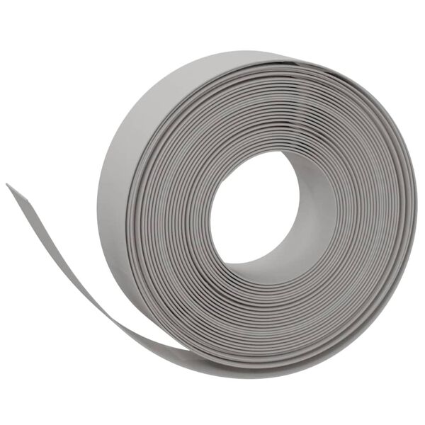 vidaXL Bordures de jardin 3 pcs gris 10 m 15 cm poly&eacute;thyl&egrave;ne