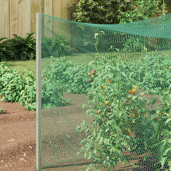 vidaXL Filet de protection pour oiseaux Vert 2 x 5 m Poly&eacute;thyl&egrave;ne