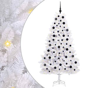 vidaXL Sapin de No&euml;l Artificiel &agrave; Branches Articul&eacute;es Blanc 180 cm