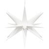 vidaXL Lumi&egrave;res de No&euml;l avec LED 3 pcs pliable blanc