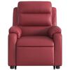 vidaXL Fauteuil inclinable &eacute;lectrique rouge bordeaux similicuir