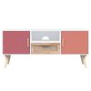 vidaXL Meuble TV avec portes 105x30x45 cm bois d'ing&eacute;nierie