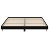 vidaXL Cadre de lit sans matelas noir 200x200 cm bois d'ingénierie