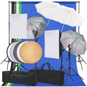 vidaXL Kit d'&eacute;clairage de studio photo