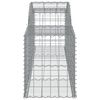vidaXL Paniers &agrave; gabions arqu&eacute;s 13 pcs 300x50x60/80 cm fer galvanis&eacute;