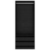 vidaXL Armoire Ch&ecirc;ne noir 80 x 50 x 200 cm Bois d'ing&eacute;nierie