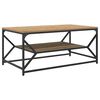 vidaXL Table basse Ch&ecirc;ne artisanal 90 x 50 x 40 cm