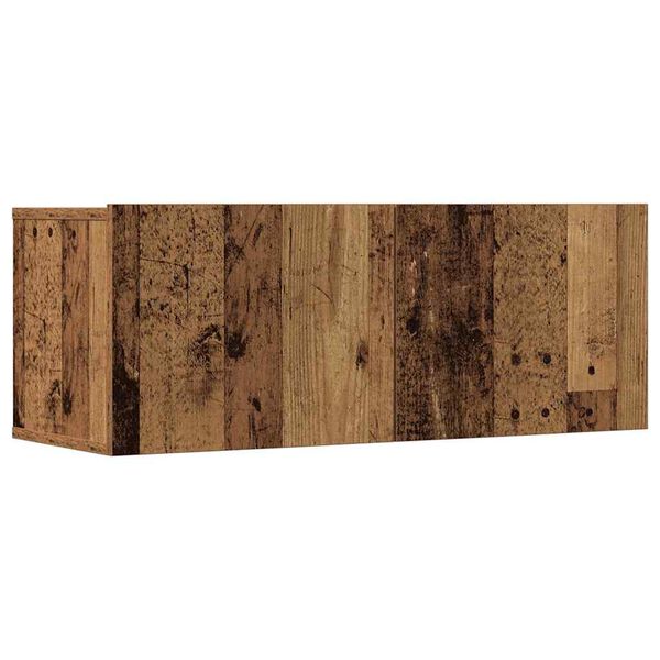 vidaXL Ensemble de meuble TV mural 7 pcs vieux bois bois d'ingénierie