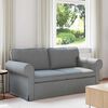 vidaXL Canap&eacute; 140cm Gris clair M&eacute;tал