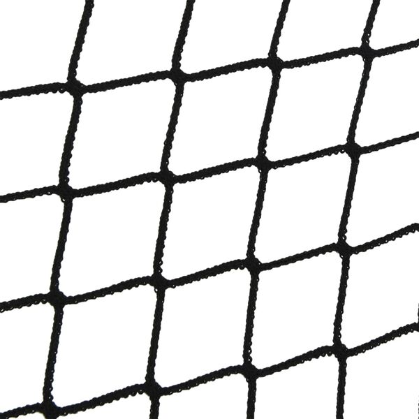 vidaXL Filet pour remorque avec corde &eacute;lastique noir 3,5x3 m PP
