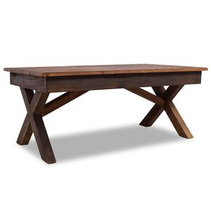 vidaXL Table basse bois de r&eacute;cup&eacute;ration m&eacute;lang&eacute; 110x60x45 cm