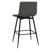 vidaXL Tabouret de bar Gris fonc&eacute; Velours