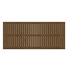 vidaXL T&ecirc;te de lit murale Marron miel 204x3x90 cm Bois massif de pin