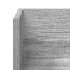 vidaXL &Eacute;tag&egrave;res murales 2 pcs sonoma gris 75x16,5x16,5 cm