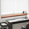 vidaXL Appui de fen&ecirc;tre Bois Brun 120 x 20 x 4,5 cm PVC