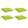 vidaXL Coussins de palette lot de 4 vert brillant 50x50x7 cm