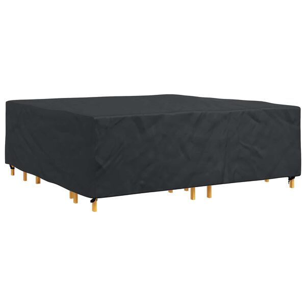 vidaXL Housse pour meubles Uni Noir 220 x 220 x 70 cm 600D