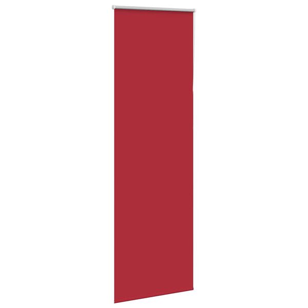 vidaXL Store enrouleur occultant rouge largeur du tissu 80,7 cm