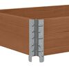 vidaXL Colliers de palette 3 pcs marron 150x50 cm bois de pin solide