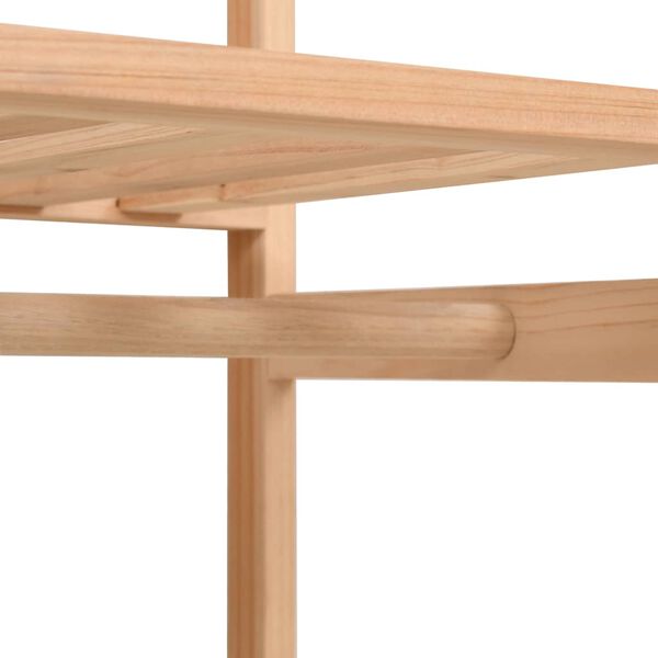 vidaXL Garde-robe à 3 niveaux 110 x 40 x 170 cm