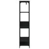 vidaXL Armoire &agrave; tiroirs noir 100x40x180 cm bois d'ing&eacute;nierie