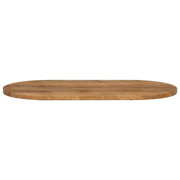 vidaXL Dessus de table 140x50x3,8 cm ovale bois massif de manguier