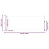 vidaXL Auvent lat&eacute;ral r&eacute;tractable de patio 180x500 cm Bleu
