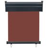 vidaXL Auvent lat&eacute;ral de balcon 65x250 cm Marron