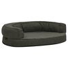 vidaXL Matelas de lit ergonomique pour chien 90x64 cm Aspect de lin
