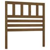 vidaXL T&ecirc;te de lit Marron miel 106x4x100 cm Bois massif de pin