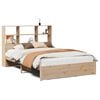 vidaXL Lit biblioth&egrave;que sans matelas 140x200 cm bois massif de pin