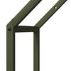 vidaXL Portant de bois chauffage vert olive 40x25x90 cm