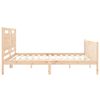 vidaXL Cadre de lit sans matelas 200x200 cm bois massif de pin