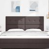 vidaXL T&ecirc;te de lit r&eacute;glable en hauteur Marron fonc&eacute; 180 cm tissu