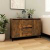 vidaXL Buffet Ch&ecirc;ne fum&eacute; 102x35x70 cm Bois d'ing&eacute;nierie
