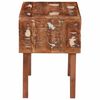 vidaXL Table d'appoint Marron 40 x 32 x 46 cm Bois Recyclé Solide