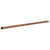 vidaXL Appui de fen&ecirc;tre Bois Brun 140 x 15 x 4,5 cm PVC